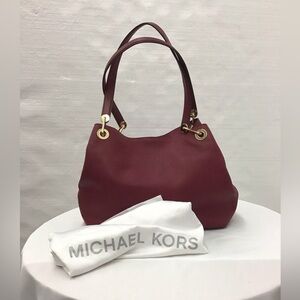 Michael Kors Burgundy Shoulder Bag